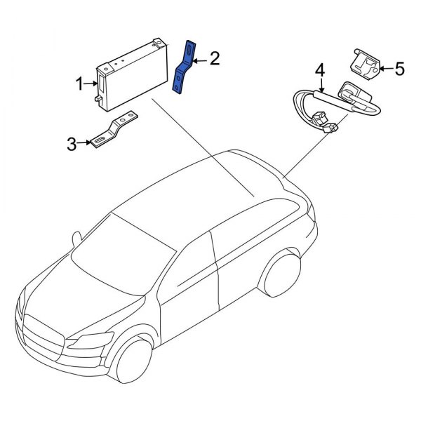 Parking Aid System Control Module Bracket