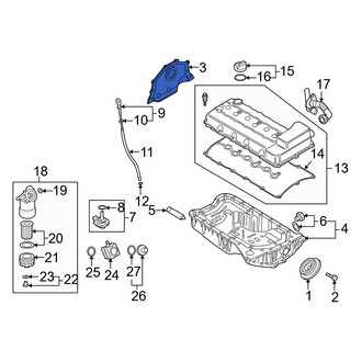 Audi OE - Lower Engine Timing Cover
