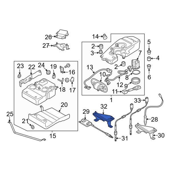 Nitrogen Oxide (NOx) Sensor Bracket