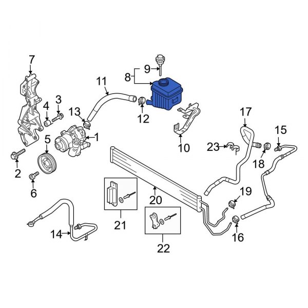 Power Steering Reservoir