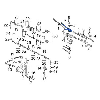 Audi OE - Front Right Wiper Arm