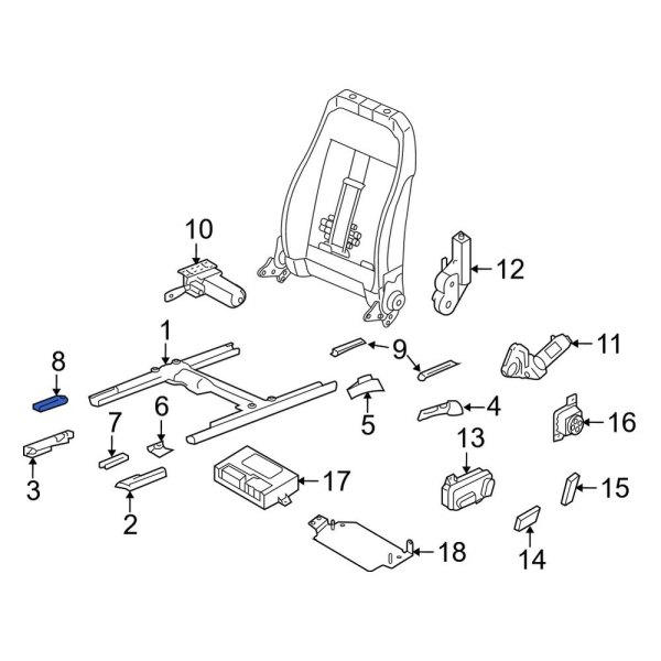 Seat Track Cap