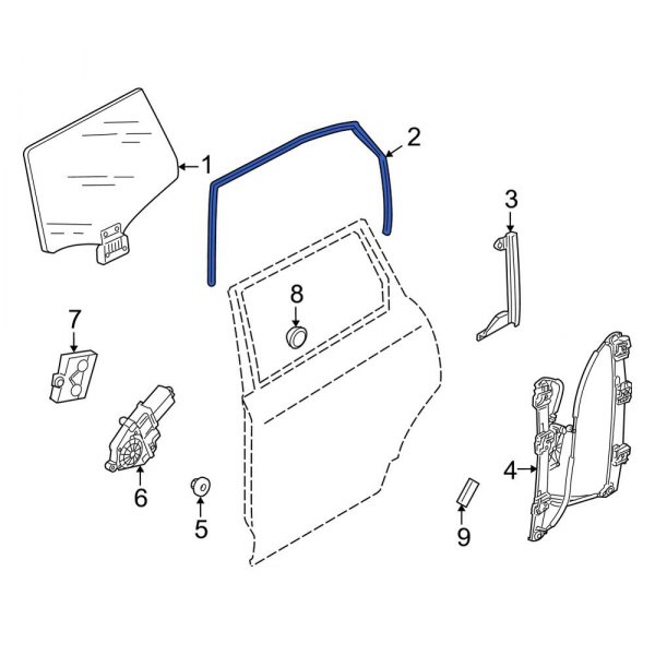 Window Regulator Rail