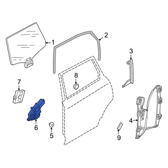 Audi OE - Rear Left Window Motor
