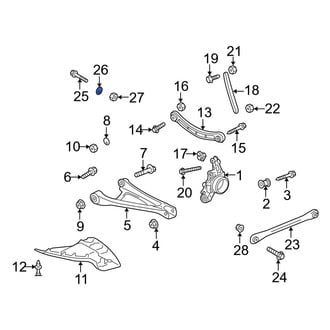Audi OE - Front Alignment Camber Adjusting Eccentric