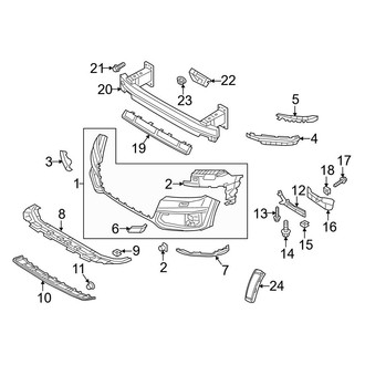 Audi OE - Front Bumper & Grille - Bumper & Components