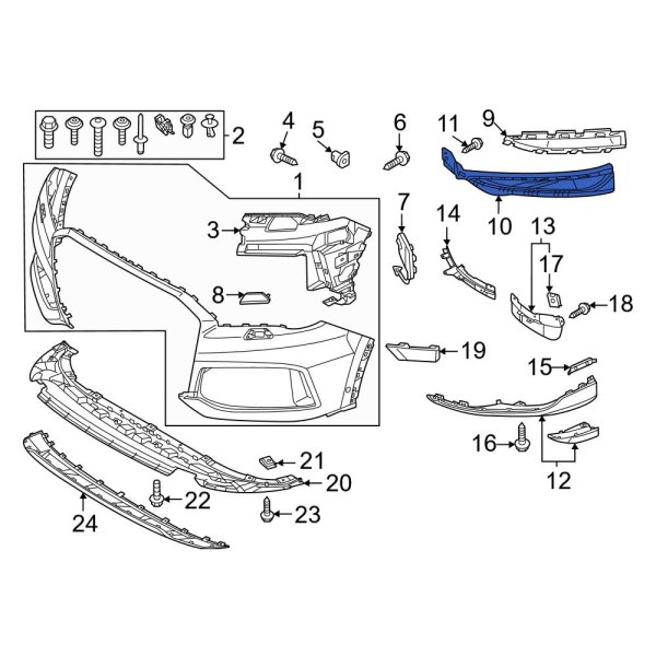 Radiator Support Air Duct