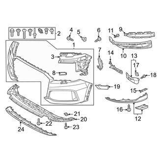 Audi OE - Front Bumper & Grille - Bumper & Components (Bumper Cover & Trim)