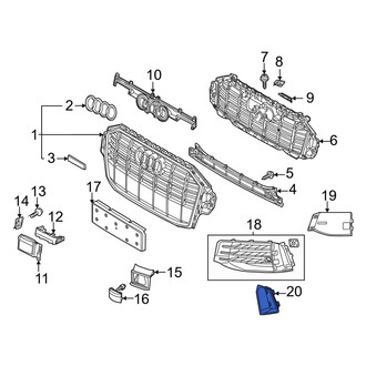 Audi OE - Front Center Grille Molding