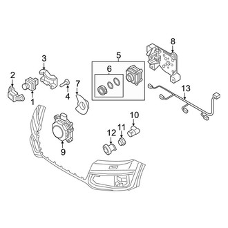 Audi OE - Front Bumper & Grille - Electrical Components