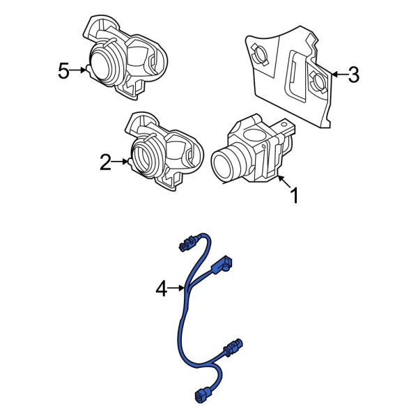 Park Assist Camera Wiring Harness