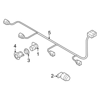 Audi OE - Front Bumper & Grille - Electrical Components (Park Sensors), (Premium)