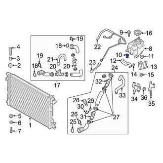 Audi OE - Engine Coolant Reservoir Grommet