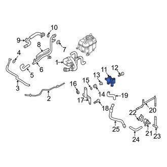 Audi OE - HVAC Heater Control Valve Solenoid