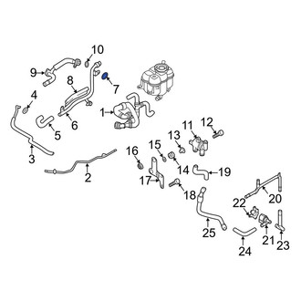 Audi OE - Engine Coolant Pipe O-Ring