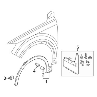 Audi OE - Fender - Exterior Trim