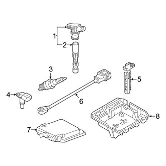 Audi OE - Electrical - Ignition System (Premium / Premium Plus 2.0L)