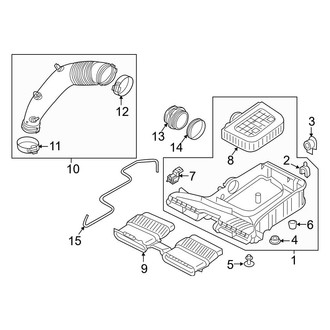 Audi OE - Engine / Transaxle - Air Intake (2.0L)