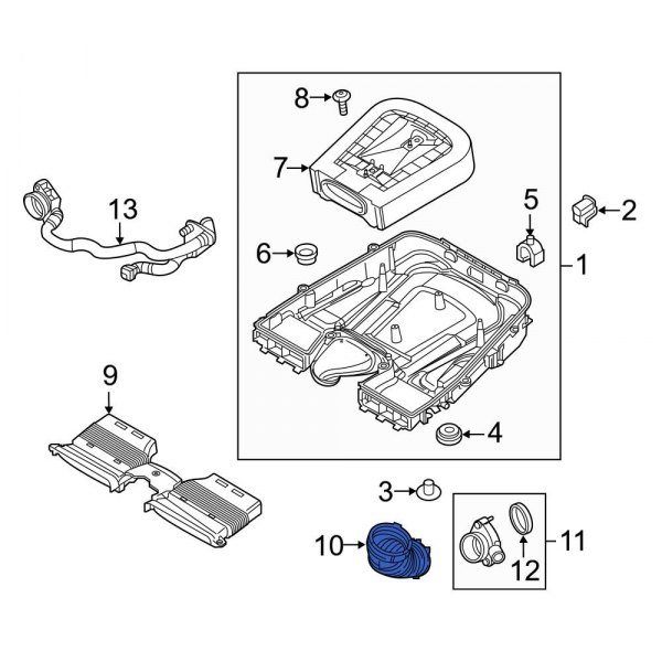 Engine Air Intake Hose