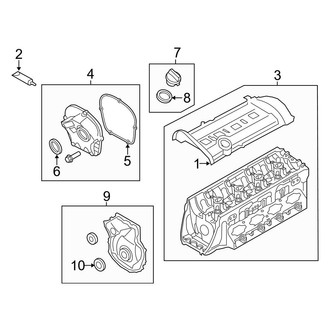 Audi OE - Engine / Transaxle - Valve & Timing Covers (2.0L)