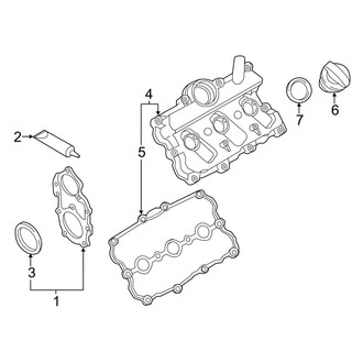 Audi OE - Engine / Transaxle - Valve & Timing Covers (3.0L)