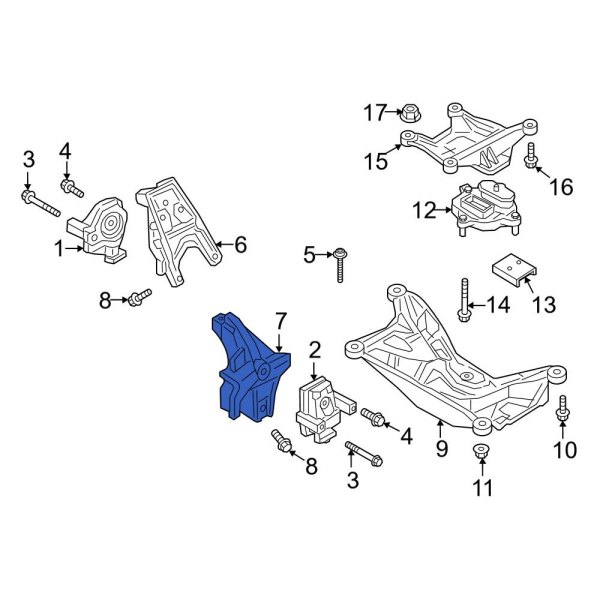 Engine Mount Support Bracket