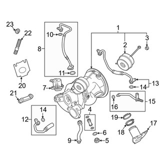 Audi OE - Engine / Transaxle - Turbocharger & Components (3.0L)