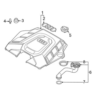 Audi OE - Engine / Transaxle - Engine Appearance Cover (3.0L)