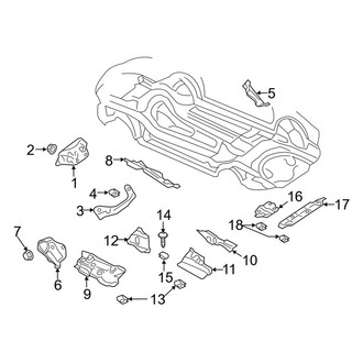 Audi OE - Exhaust System - Heat Shields (2.0L)