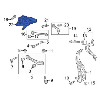 Audi OE - Front Right Fender Apron
