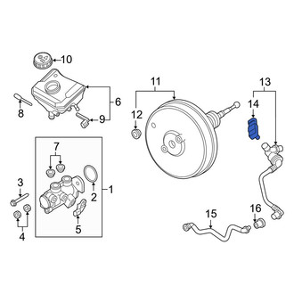 Audi OE - Brake Fluid Pressure Sensor