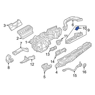 Audi OE - Right HVAC Air Inlet Door Actuator