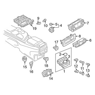 Audi OE - Front Console (Switches & Electrical)