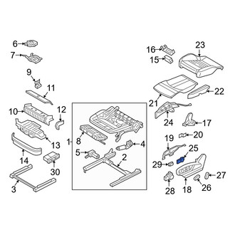 Audi OE - Front Left Power Seat Switch