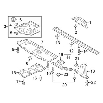 Audi OE - Pillars, Rocker & Floor - Under Cover & Splash Shields