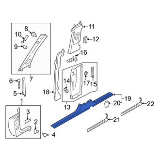 Audi OE - Left Door Sill Plate