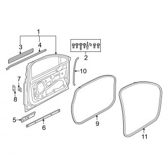 2020 Audi Q7 Door Seals & Weatherstripping — CARiD.com