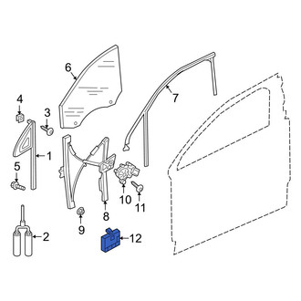 Audi OE - Front Right Door Control Module