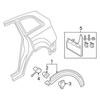 Audi OE - Quarter Panel - Exterior Trim