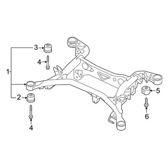 Audi OE - Rear Suspension - Suspension Mounting (To 07/27/2019)
