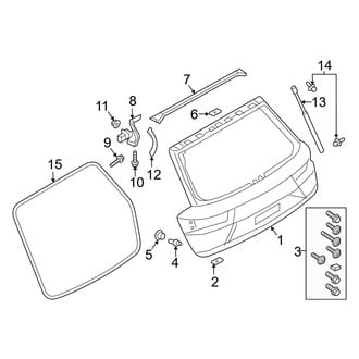 Audi OE - Lift Gate - Gate & Hardware