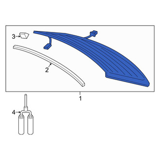Audi OE - Rear Liftgate Glass