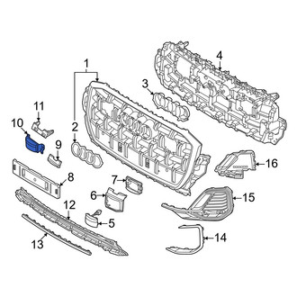 Audi OE - Front Outer Grille Molding