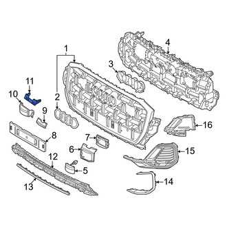 Audi OE - Grille Molding Bracket