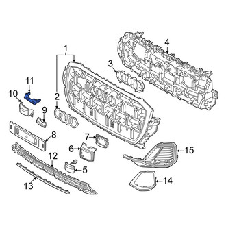 Audi OE - Grille Molding Bracket