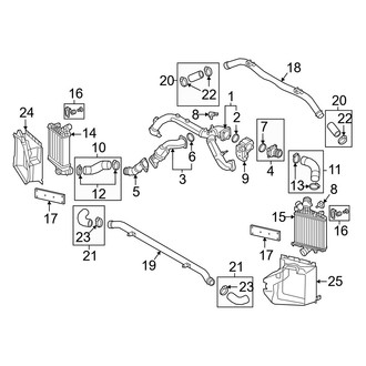 Audi OE - Cooling - Radiator & Components (Intercooler), (3.0L)
