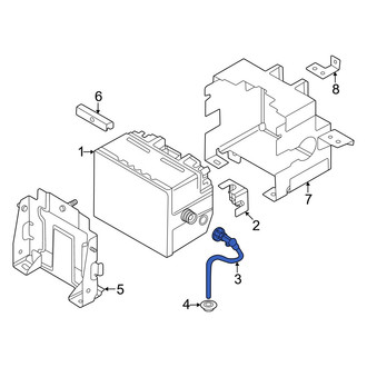 Audi OE - Battery Vent Tube