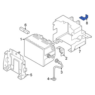 Audi OE - Battery Cover Bracket