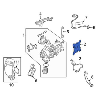 Audi OE - Turbocharger Gasket