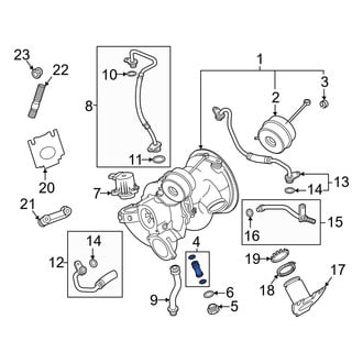 Audi OE - Turbocharger Boost Pressure Relief Valve